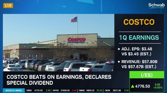 Costco (COST) Beats On Earnings & Declares Special Dividend | Schwab ...